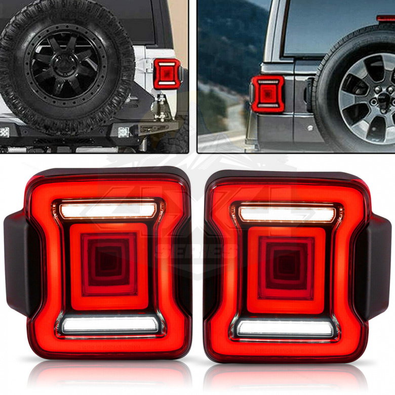 4X4 SERIES Lampy Tylne LED Jeep Wrangler JL JLU